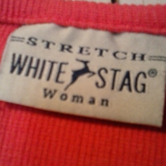 WHITE STAG WOMAN STRETCH PINK SHORT SLEEVE TOP - Picture 2 of 3